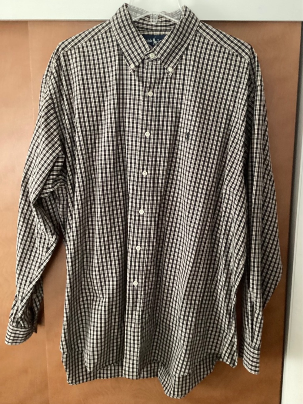 Polo Ralph Lauren Men’s Blake Button-Down 100% Cotton Shirt Blue Sz. XL - Picture 6 of 7